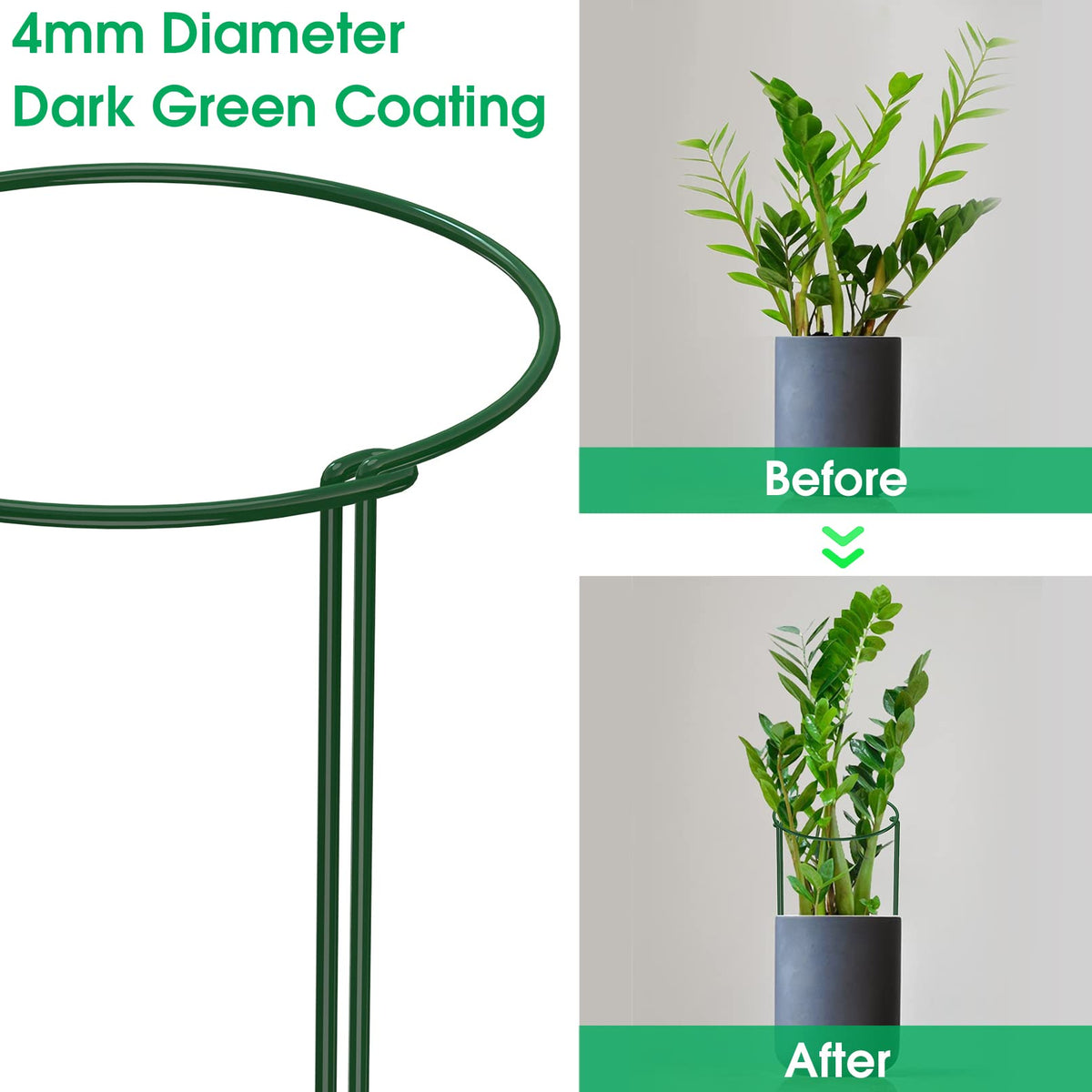 Unves twist ties offer flexible, long-lasting ties for neat staking.