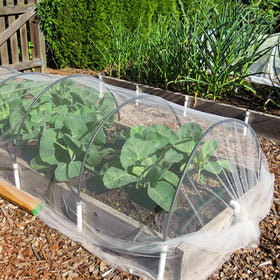 Unves garden netting ideal for raised beds and vegetable patches