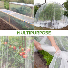 Unves netting protects fruit trees and berry bushes in outdoor spaces