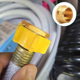 UNWAVER end cap with rugged brass resists corrosion in outdoor setups.