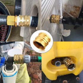 UNWAVER garden hose adapter ready for faucet and hose upgrades