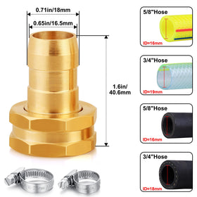 UNWAVER hose repair kit two-set image with clamps ready for quick fixes