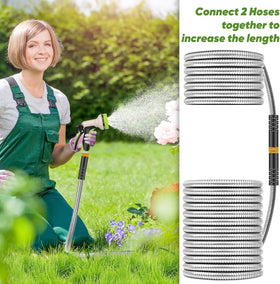 Unywarse extendable connectors let you reach distant watering spots.