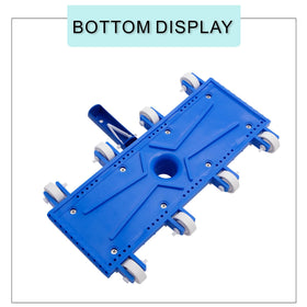 Durable wheels on the Uoark head enable smooth movement.