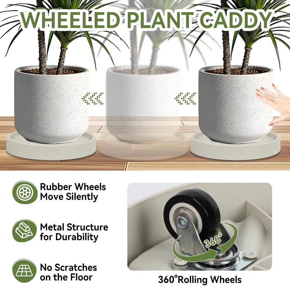UoeRing soft rubber wheels protect floors during movement