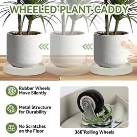 UoeRing soft rubber wheels protect floors during movement