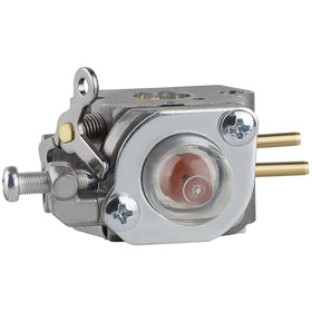 Durable carburetor body designed for rugged outdoor tools.