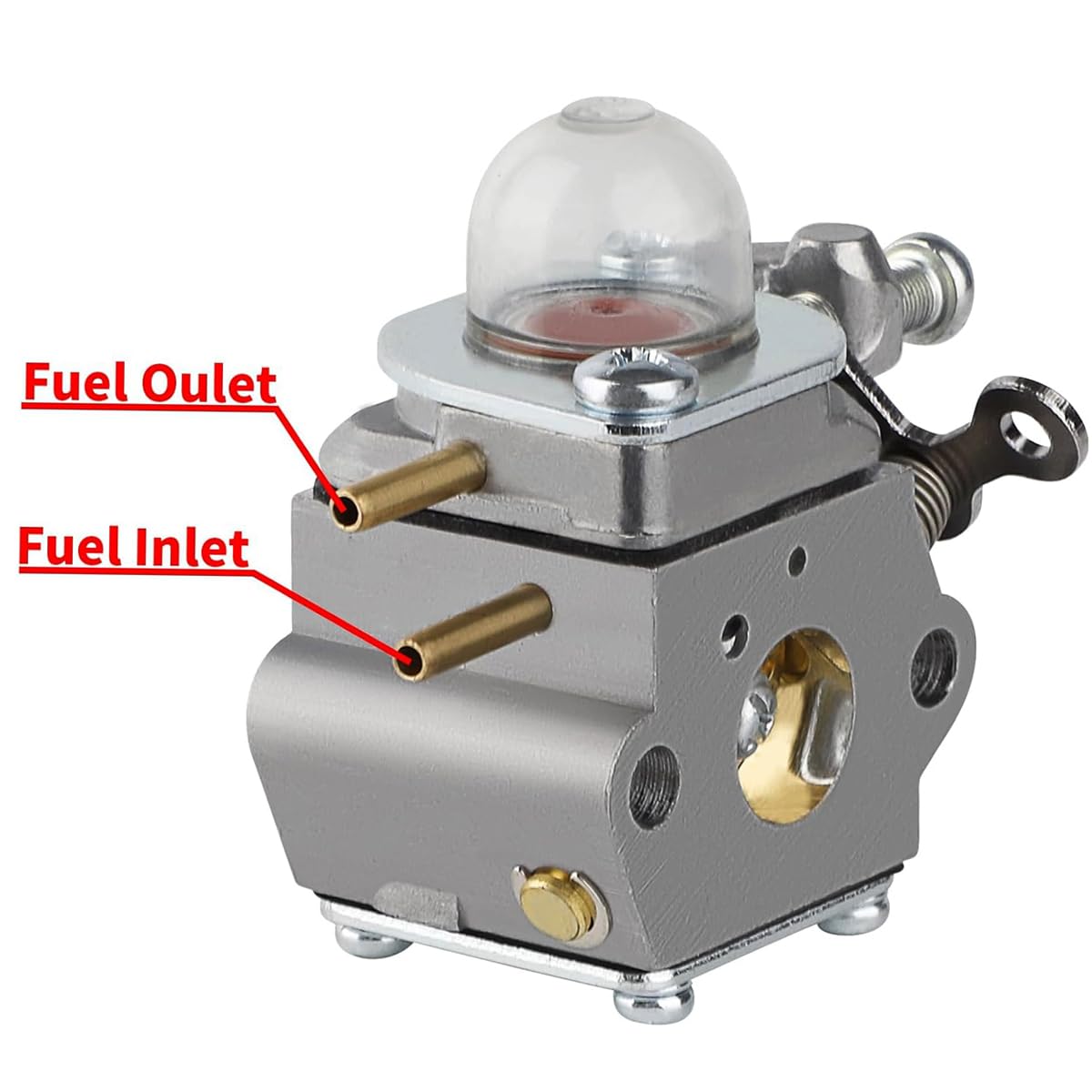 Spark plug focus with included parts improves starting reliability.