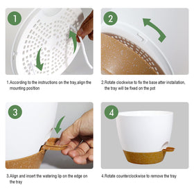UOUZ pot’s matte finish adds elegance and durability.
