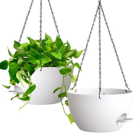 UOUZ 13-inch self-watering planter setup for thriving vertical displays indoors.