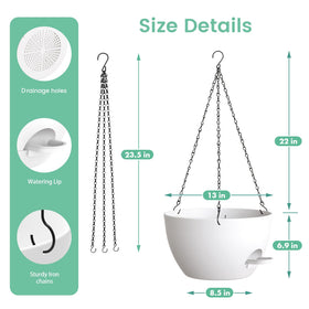 UOUZ mesh bottom promotes airflow and reliable drainage for plant health.