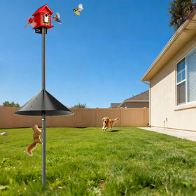 Uoveya Height-Adjustable Pole reaches 79 inches for species-specific feeding