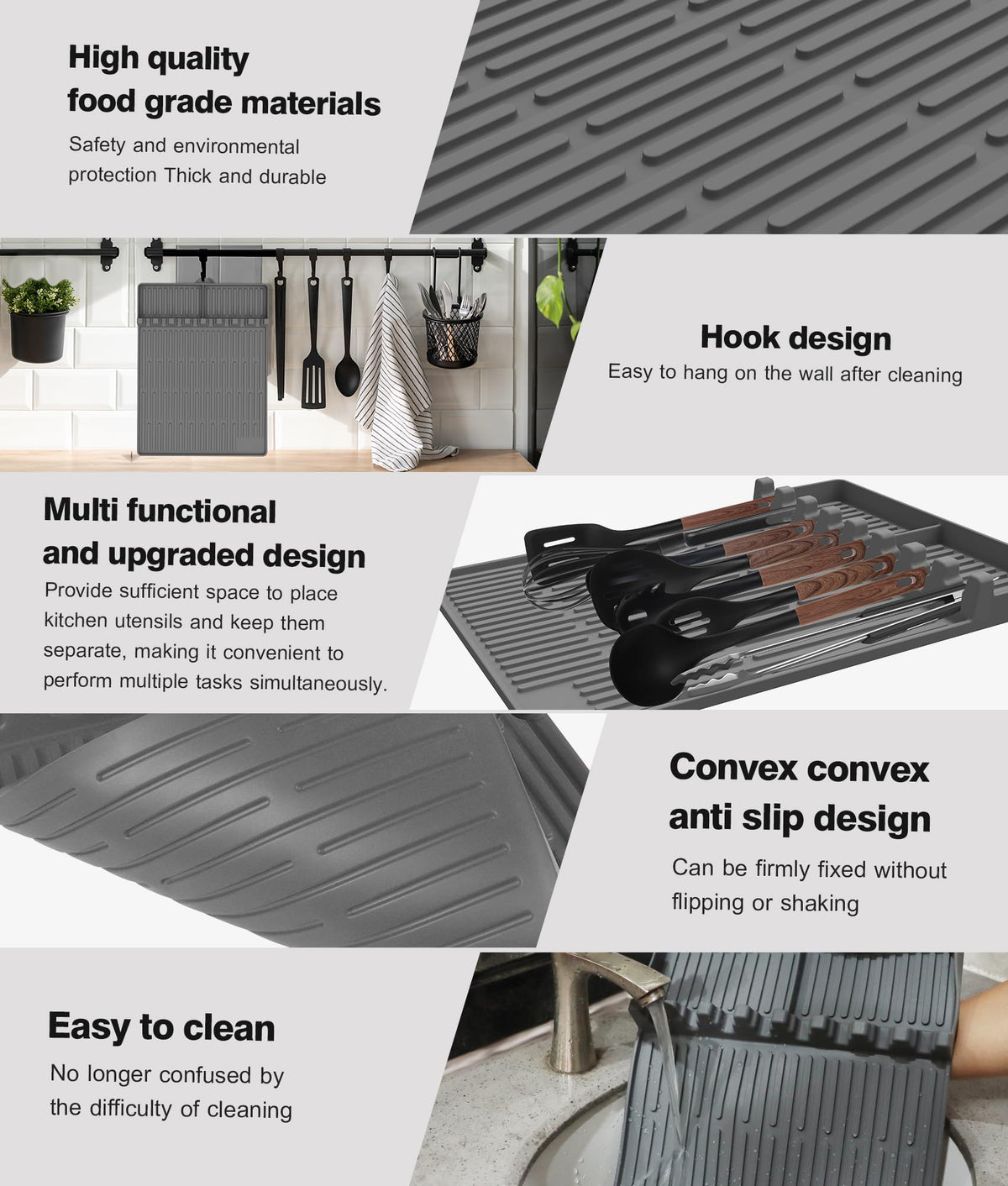 Uozuke easy-clean design makes post-grill cleanup quick.