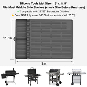 Uozuke heat-resistant mat tolerates up to 450°F near heat sources.
