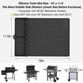Uozuke mat is heat resistant up to 450°F for near-grill use.