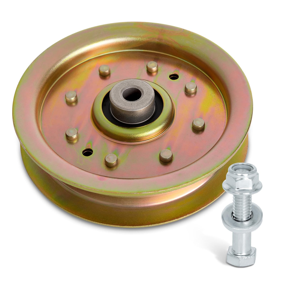 UP2WIN idler pulley steel bearing for smooth belt operation and reduced deck vibration