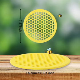 UPATTHUB EVA foam bee water station with honeycomb pattern