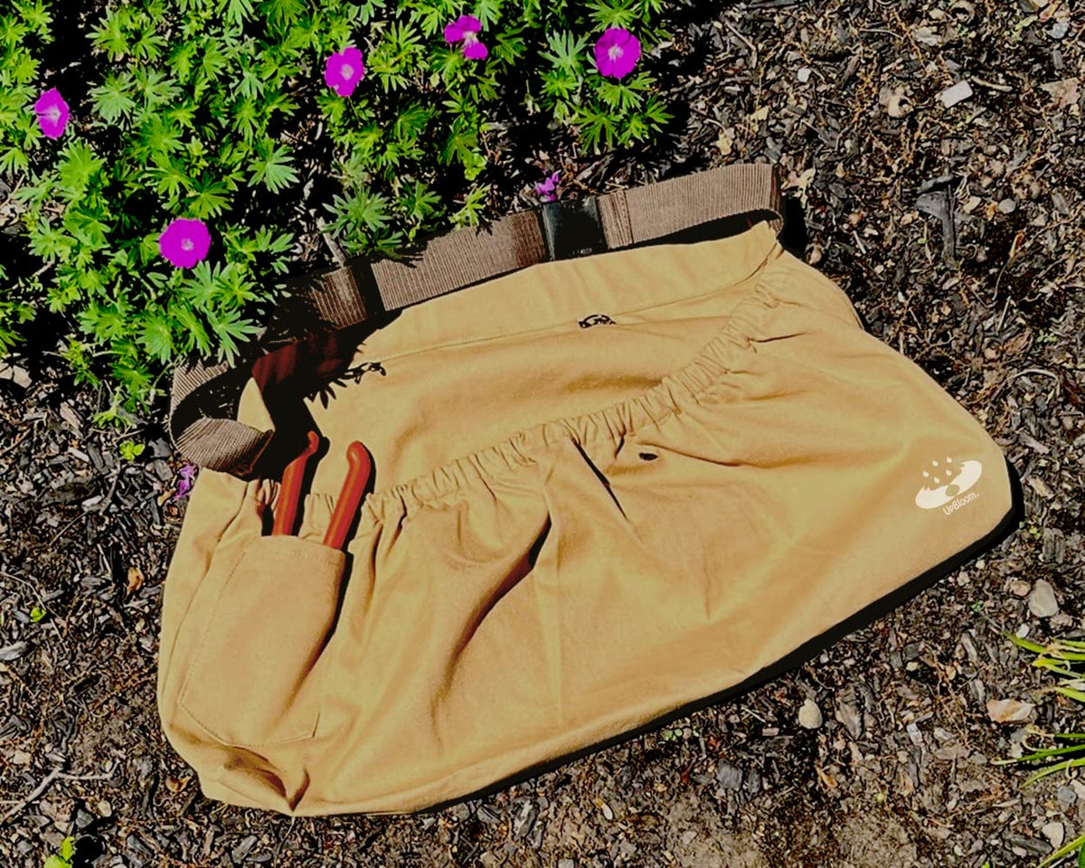UpBloom garden apron durability supports multiple seasons of digging and harvests