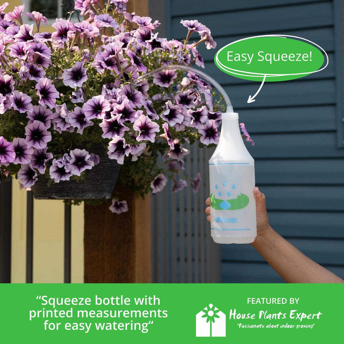 UpBloom woman-owned USA-made plant waterer, eco-friendly materials
