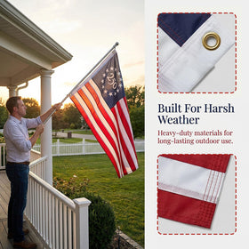 UPEOXT betsy-ross-13-stars-embroidery highlights heritage with a premium appearance