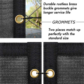 UPGRADE Privacy Screen in yard setup demonstrates versatile privacy and wind protection