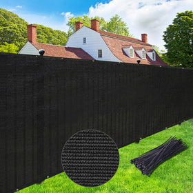 UPGRADE Privacy Screen Fence 4x50 roll blocks up to 90% light for backyard privacy