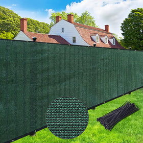 UPGRADE Privacy Screen Fence 6x50 offers durable HDPE for outdoor privacy and weather resistance.