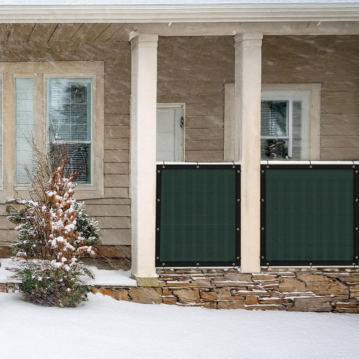 UPGRADE heavy-duty HDPE fabric offers durable privacy with reliable performance.