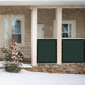 UPGRADE heavy-duty HDPE fabric offers durable privacy with reliable performance.