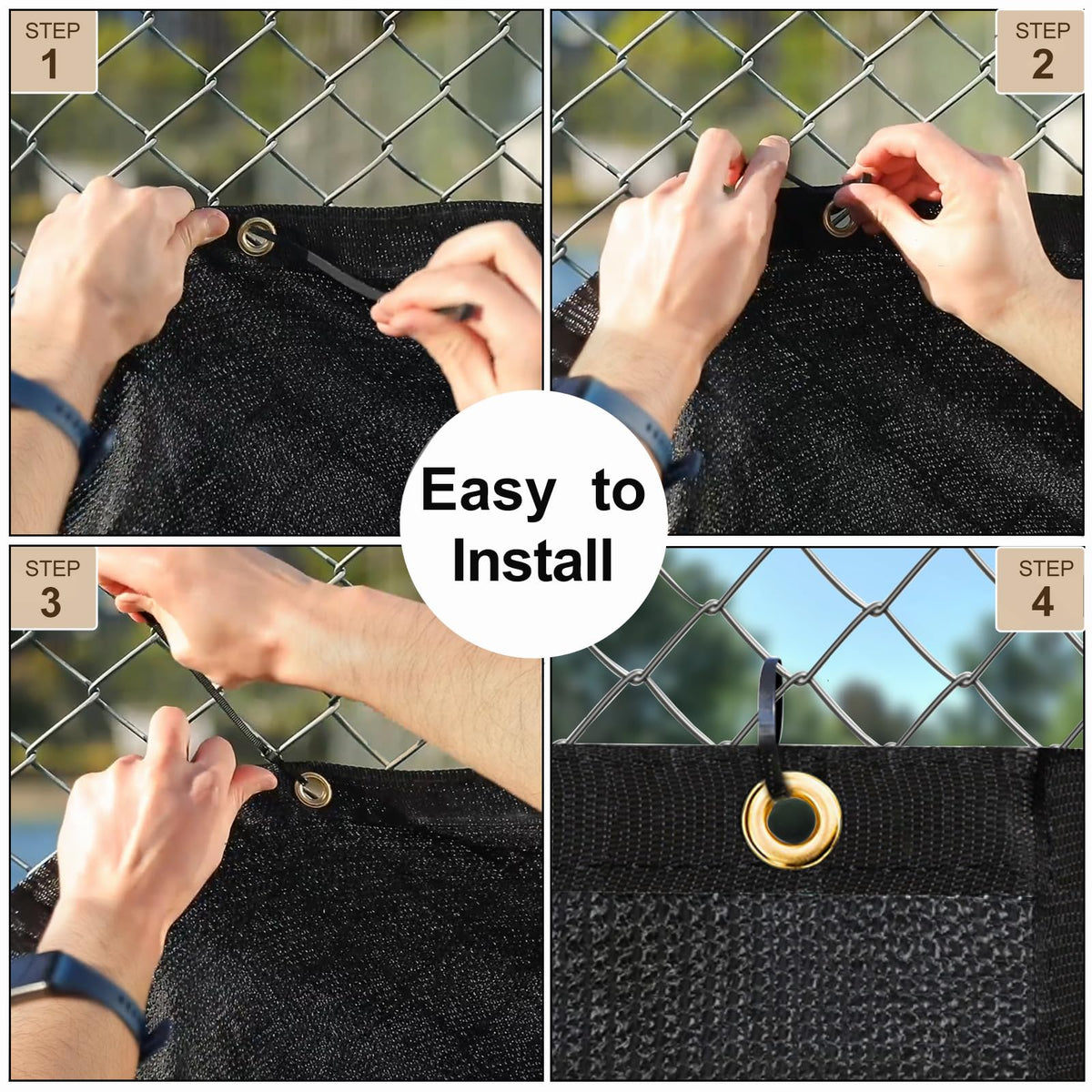 UPGRADE privacy screen on decks blocks wind while protecting plants nearby.
