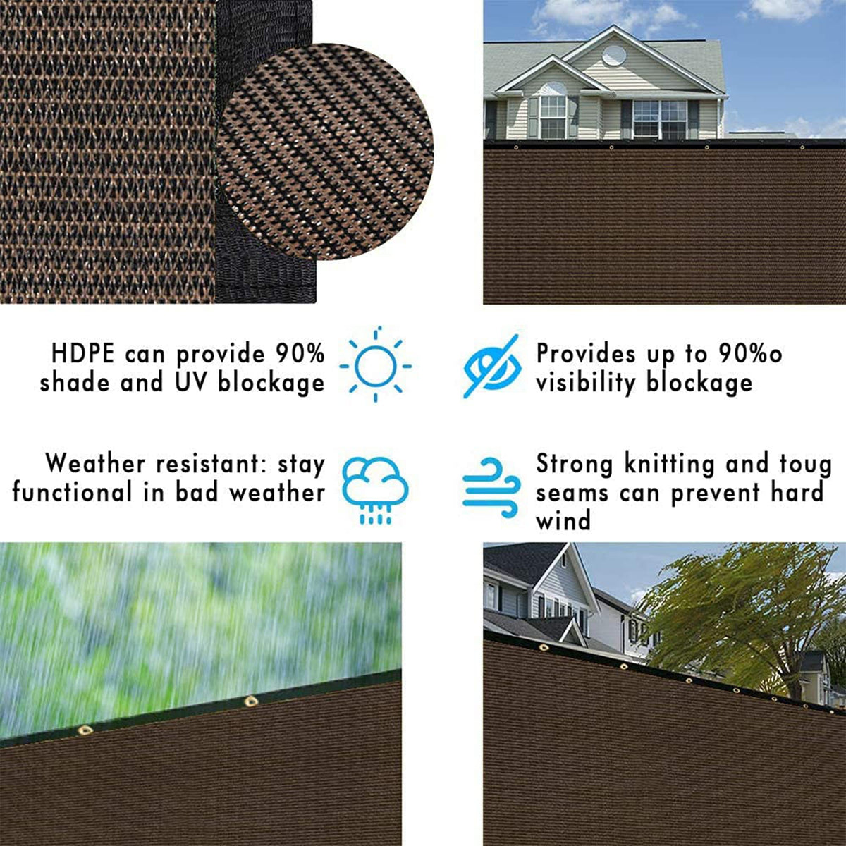 UPGRADE yard privacy setup demonstrates backyards with enhanced seclusion.