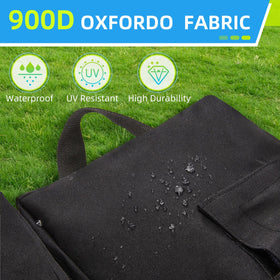 UPHYB Square Base is weather-resistant for year-round outdoor use.