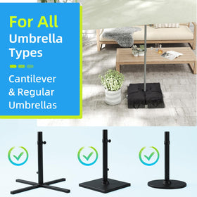 UPHYB base is ideal for patios, pools, resorts, and outdoor spaces.