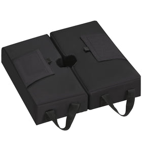 UPHYB Square Base with side-slot opening for quick, mess-free umbrella pole installation.