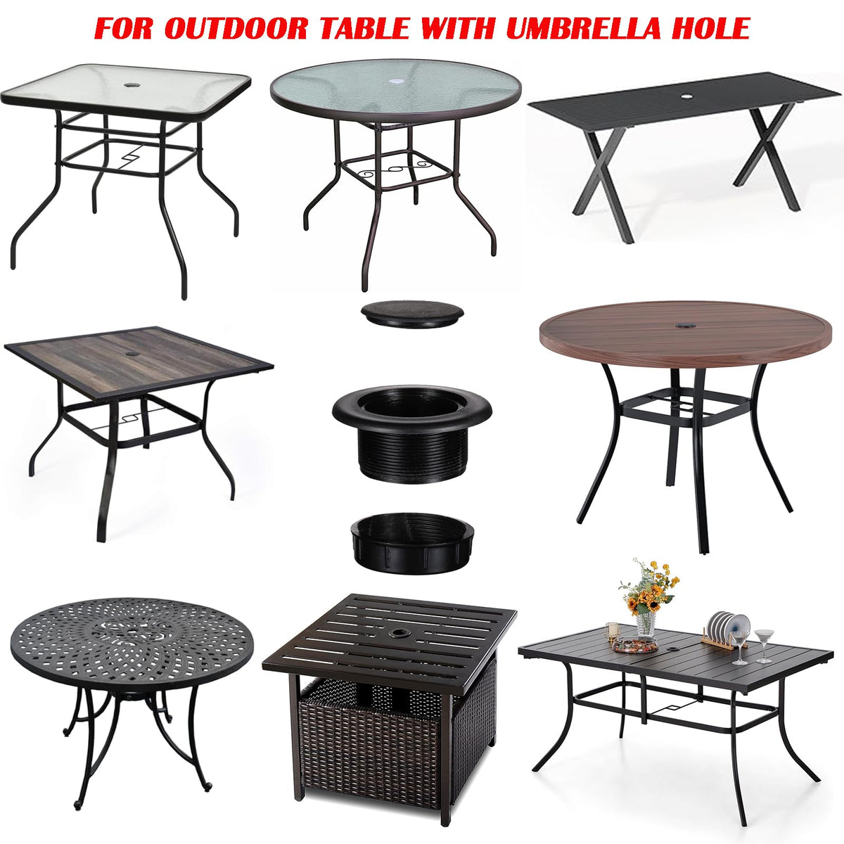 UpinFun wind-stabilizer feature aids table stability during breezy days.