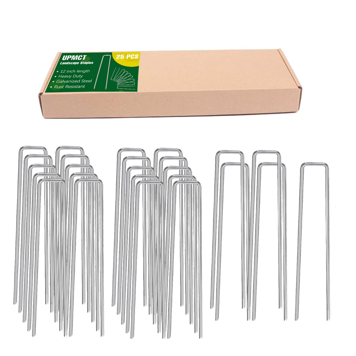 UPMCT use with cactus beds to secure fabric and mulch.