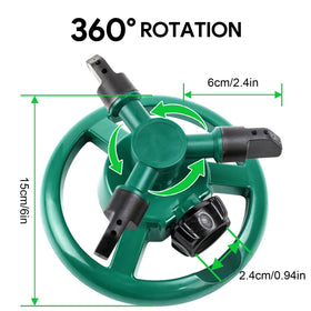 UPOFFICIS sprinkler dual modes for fast or dense watering.