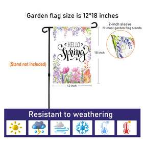 UpomFurs 4th of July flag double-sided patriotic yard display.