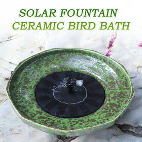 UPSJYJ solar-powered water feature adds life to your garden