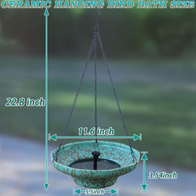 UPSJYJ solar-powered bird bath fountain adds gentle movement to your yard.