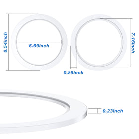 upuuup SPX1082D durable plastic material protects against wear while providing a simple fit.