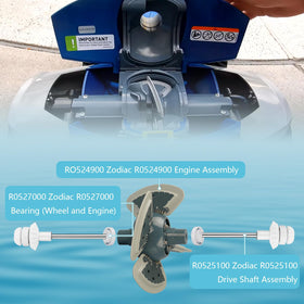 upuuup Zodiac MX6 MX8 drive shaft assembly enhances movement and power transfer