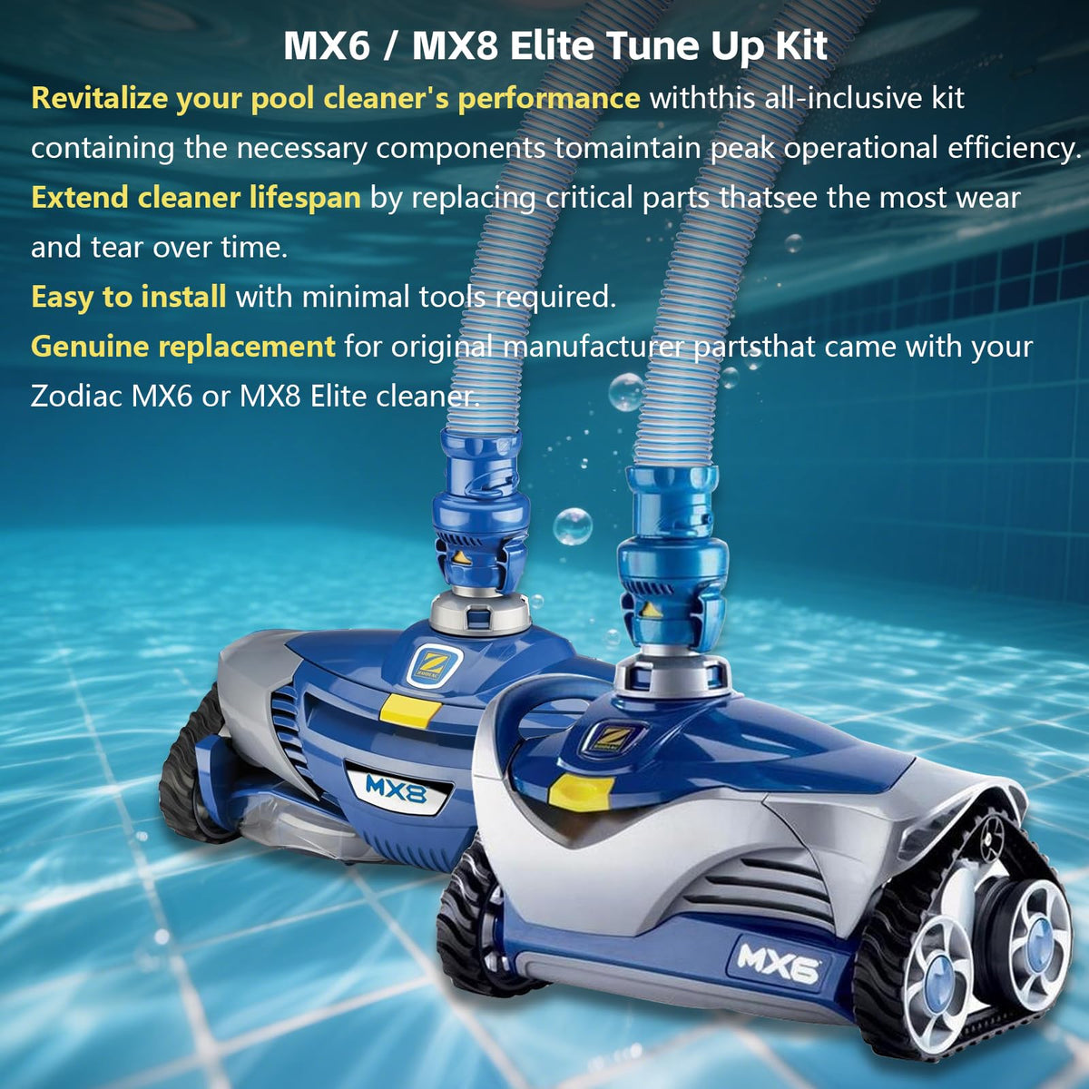 upuuup Zodiac MX6 MX8 installation guide for quick swaps