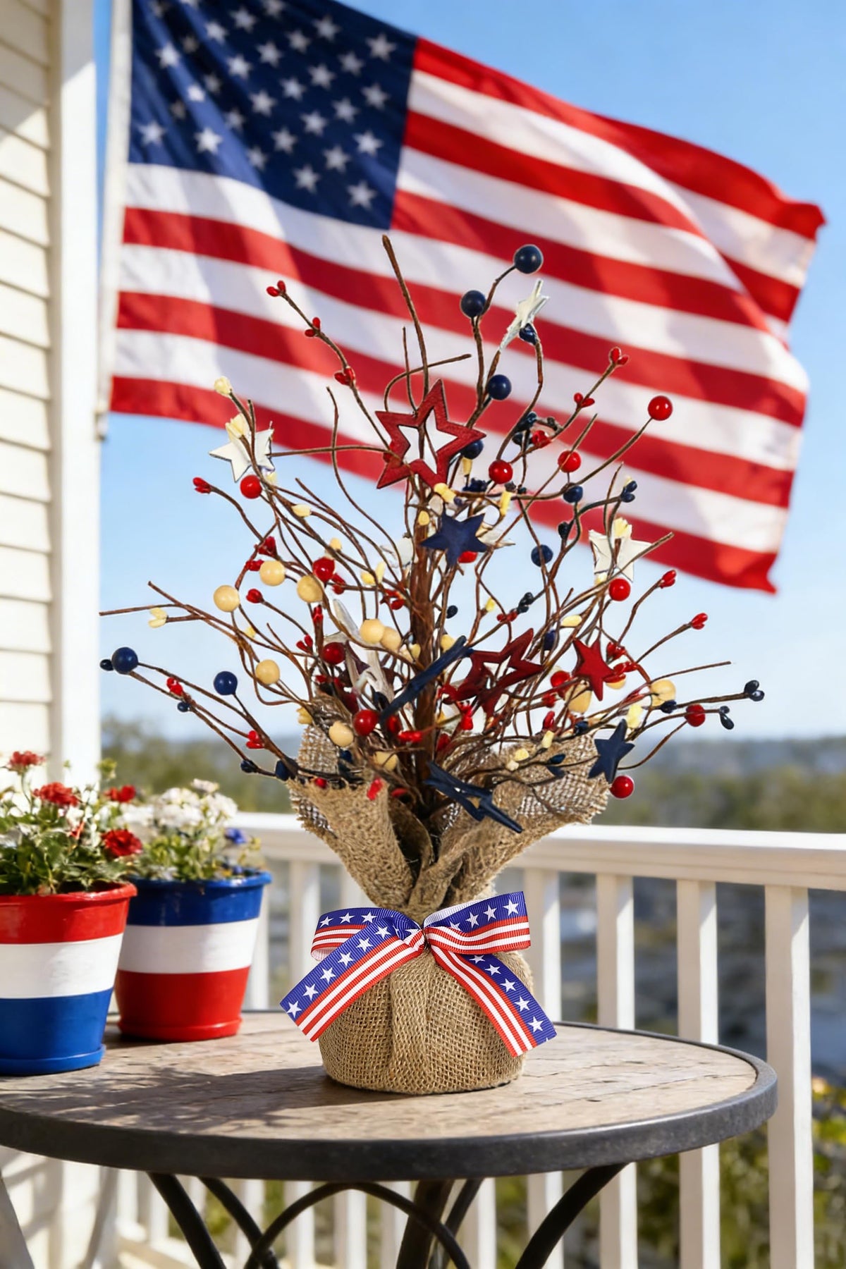 UQJE Independence Day decor suitable for living rooms porches and more