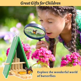 UQM Butterfly House and Feeder invites children to observe butterflies up close
