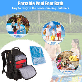 UQM durable PVC pool foot bath for steady foot cleansing