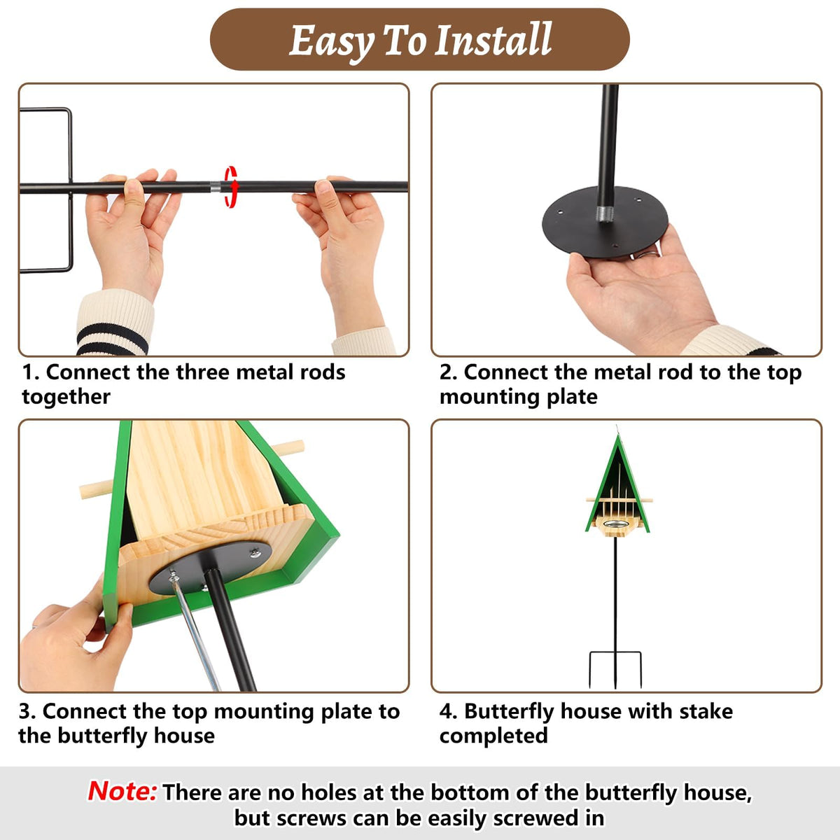 UQM Butterfly House and Feeder doubles as garden decor and observation spot
