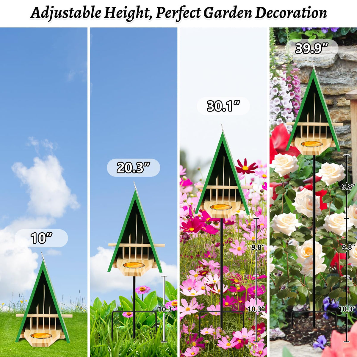 UQM Butterfly House and Feeder supports ground or hanging placement