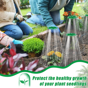 UQM mini greenhouse setup enables easy garden coverage