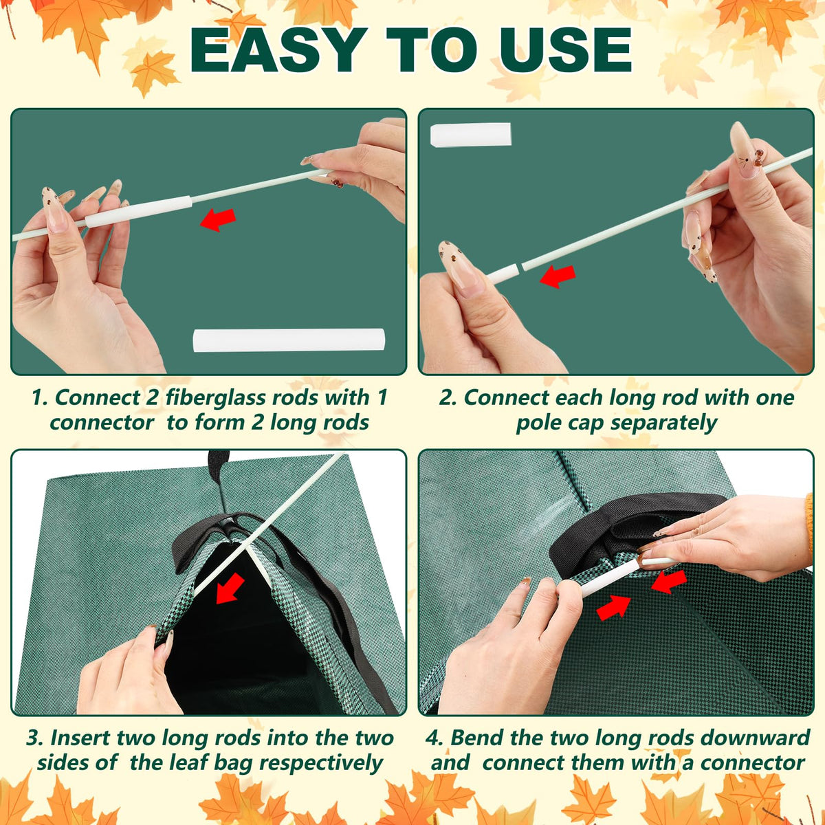 UQM multi-purpose outdoor cleanup bag for branches and garden gear.